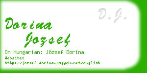 dorina jozsef business card
